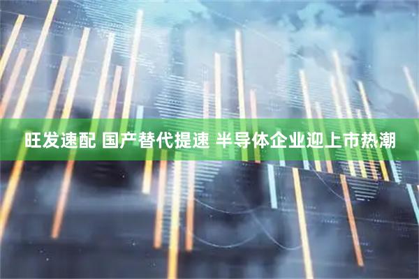 旺发速配 国产替代提速 半导体企业迎上市热潮