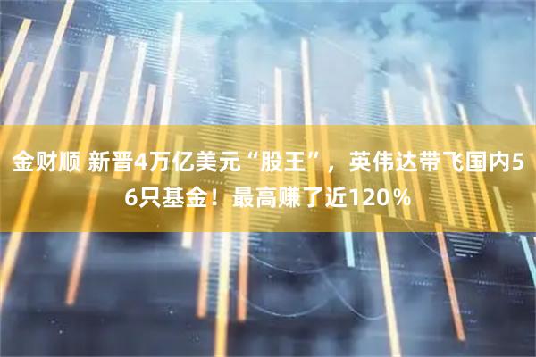 金财顺 新晋4万亿美元“股王”，英伟达带飞国内56只基金！最高赚了近120％