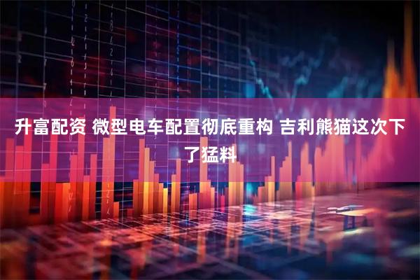 升富配资 微型电车配置彻底重构 吉利熊猫这次下了猛料